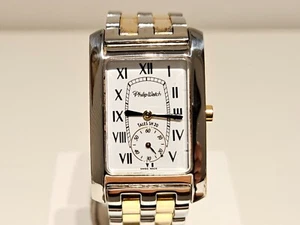 VINTAGE RECTANGLE TANK LADIES SWISS QUARTZ WATCH "PHILIP WATCH" TALES SH 20 - Picture 1 of 11