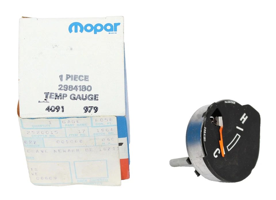 Оригинальный новый из старых запасов 1970 71 72 73 74 Mopar E корпус Challenger Cuda Rallye датчик температуры ~ 2984180 - Изображение 1 из 1