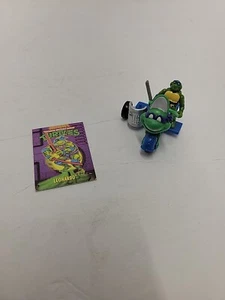 Mini Mutants Micro TMNT Teenage Mutant Ninja Turtles Leonardo & Cycle & Card - Foto 1 di 11