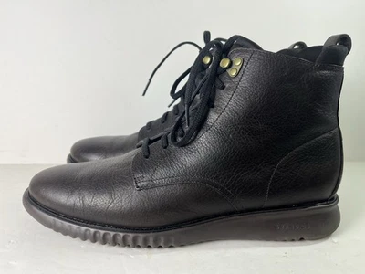 Cole Haan 2.ZeroGrand City Botas Hombres Talla 11.5 M Cuero Marrón 7 Ojos Con Cordones Tobillo Foto 1 de 4