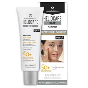NEW Heliocare 360 Acnimat Opti D+ SPF 50+ Very High Protection ASPA-Fernblock - Picture 1 of 2