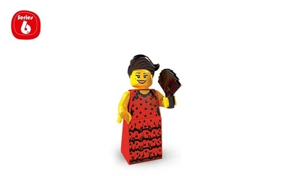 LEGO Series 6 Collectible Minifigures 8827 - Flamenco Dancer New - Image 1 of 2