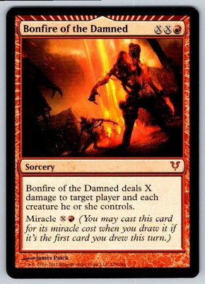 2012 Avacyn Restored Bonfire of the Damned Mythic #129 - Image 1 of 2