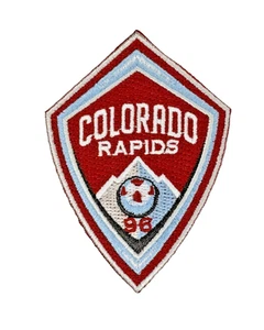 Colorado Rapids Soccer Team Crest MLS Futbol Embroidered Iron / Sew On Patch - Picture 1 of 2