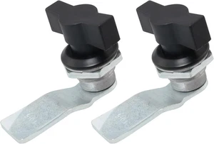 2PCS Black Handle T Handle Swing Knob Turn Cam Lock Chassis Cylinder Lock for Ma - Picture 1 of 12