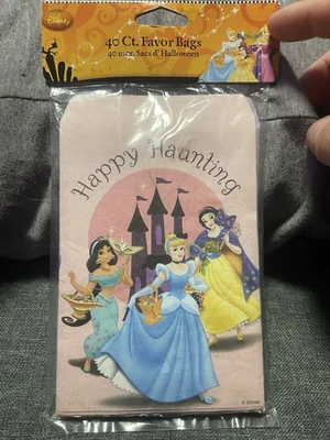 Disney Princess Princesses Halloween Haunting Treat Favor Bags 1 Pack 40 Count  - Image 1 of 2
