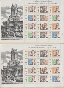 España 150 Aniversario Primer Sello Español Minipliegos año 2000 (HG-435) - Picture 1 of 1