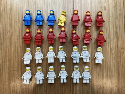 LEGO Classic Space Minifigures 1980s Vintage Lot of 27 Spaceman Spacemen - Image 1 of 4