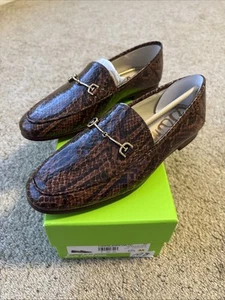 Sam Edelman Loraine Terazzo Brown Leather Loafers E851906215 - Picture 1 of 4