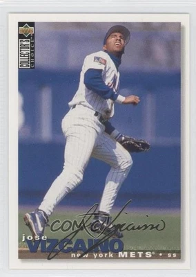 1995 Upper Deck Collector's Choice Gold Foil Signature Jose Vizcaino #316 - Image 1 of 2