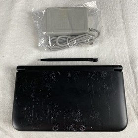 USA Nintendo 3DS XL Handheld Game Console SPR-001 Black With Charger Stylus