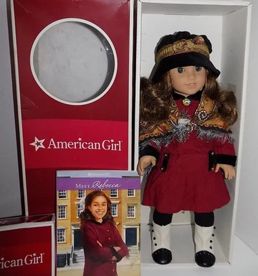 Muñeca Rebecca American Girl retirada usada en excelente estado con accesorios para conocer caja de alfileres de pasador de pasador RARA Foto 1 de 4