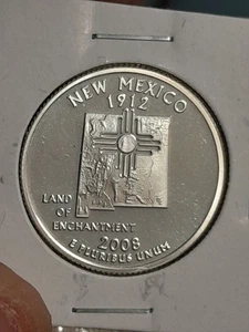2008-S New Mexico Proof 90% Silver Quarter - Picture 1 of 2