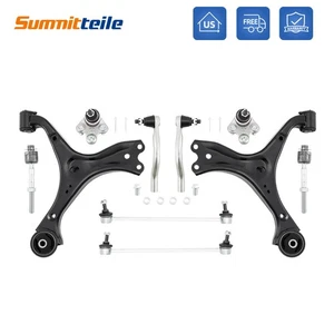 Set(10) Lower Control Arms w/ Ball Joint Sway Bar Link For 2013-2015 Honda Civic - Picture 1 of 12