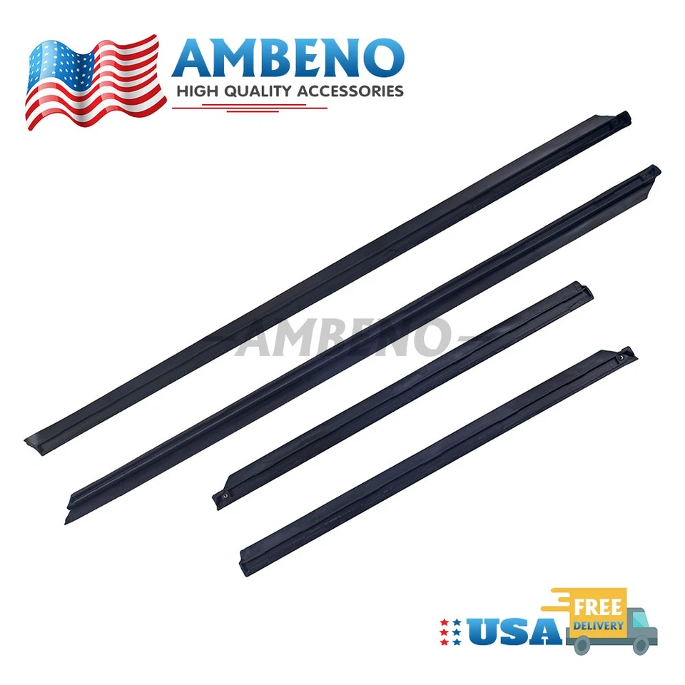 4Pcs NEW Lower Side Door Molding Trim Cover 8D0853959B01C For AUDI A4 Quattro US - Image 1 of 4