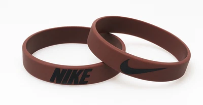 Nike Baller Band Silicone Rubber Bracelet Brown Black Dunks Jordan 1 Mid DRIP - Image 1 of 4