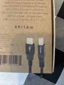 Amazon Basics USB 2.0 A-Male to B-Male Cable - 6ft cable - Picture 1 of 3