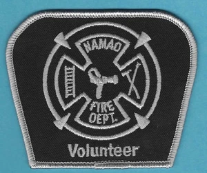 RARE NAMAO ALBERTA CANADA FIRE DEPARTMENT PATCH FLASH - Picture 1 of 1
