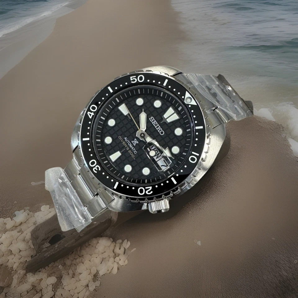 Seiko Prospex Men's Black Watch - SRPE03