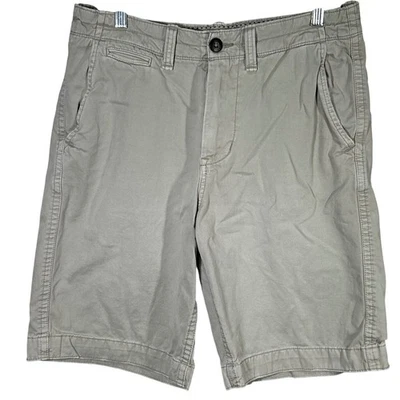 Pantalones Cortos American Eagle Outfitters Para Hombre Largo Talla 32 Gris Algodón Informal Foto 1 de 4