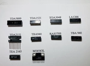 TDA5800/TDA1521/TDA3048/LA12667TDA2151/TBA940/SAS570S/TBA940/TEA2165/M5443L - Imagen 1 de 2