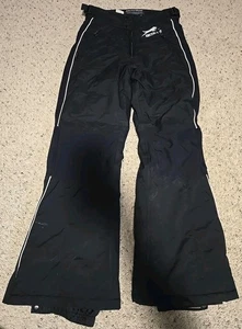 Pantaloni da sci invernali usati donna S Articwear gatto artico motoslitta nylon nero - Foto 1 di 14