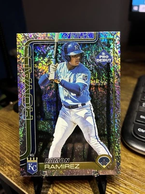 2025 Topps Pro Debut Baseball PD-73 Ramon Ramirez,  Royals Holo Foil /175 - Image 1 of 2
