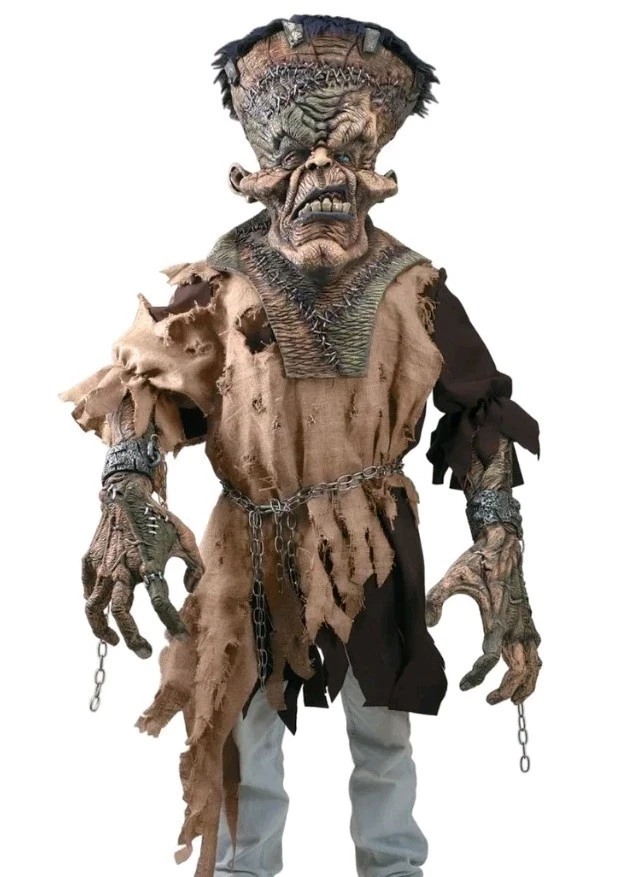 Halloween Freak N Monstruo Criatura Reacher Disfraz Frankenstein Teatro Calidad  Foto 1 de 4