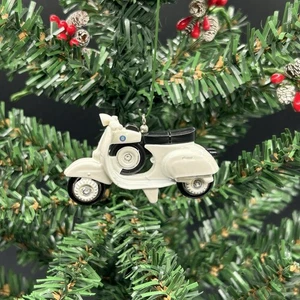 Vespa Rally 90 Sport 66 Scooter Moped Custom Christmas Ornament - Picture 1 of 2