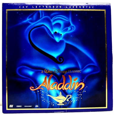 Aladdin Laserdisc 1992 Walt Disney Robin Williams 1662 CS Letterbox - Image 1 of 4