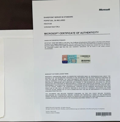 SharePoint Server Subscription Edition Standard  Unlimited CALs 76P-02045 - Image 1 of 4