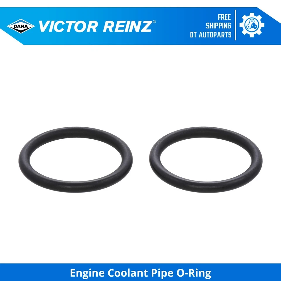 For 1989-1996 Eagle Summit Engine Coolant Pipe O-Ring Victor Reinz 1990 1991 - Image 1 of 2