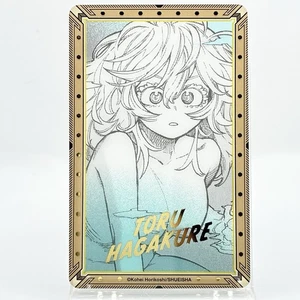 Toru Hagakure My Hero Academia Foil Stamped Clear Card Exhibition Limited Japan - Bild 1 von 10