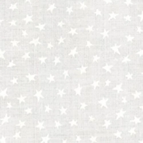 MUSLIN MATES White on White Tiny Stars Moda Quilt Fabric by the 1/2 yd #9921 -11 - Image 1 of 1