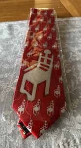 Limited Edition Leigh weiße Seidenkrawatte, - Bild 1 von 6