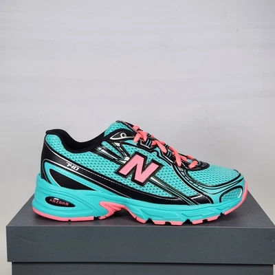 Size 6 Men / 7.5 Wom - New Balance 740 - Cyber Jade / Ultra Pink / Black - Image 1 of 4