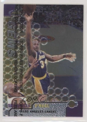 1999-00 Topps Finest Gems Shaquille O'Neal #106 HOF - Image 1 of 2