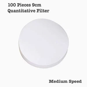 100Pcs Medium Speed Quantitative Filter Paper 9cm Filtration Lab Supply - Picture 1 of 1
