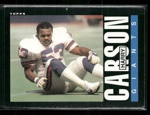 1985 Topps #114 Harry Carson New York Giants - Picture 1 of 2