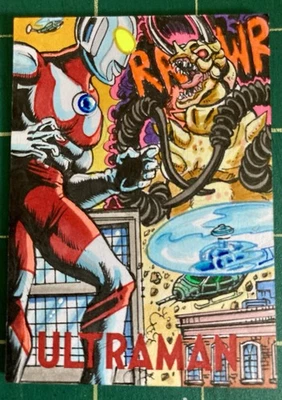 Ultraman Trading Card Series 1 - FRANKIE B WASHINGTON Sketch Card. RRParks 2021 - Image 1 of 2