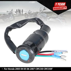 2003 2004-2007 For Honda CRF230 CRF230F High Quality Ignition Key Switch NEW - Picture 1 of 10