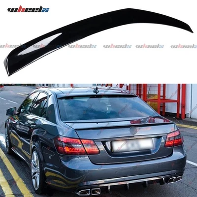 für E Klasse W212 Limo Heckspoiler GLANZ SCHWARZ LACKIERT E200 Optik Heckflügel - Bild 1 von 4
