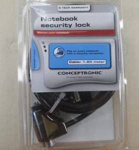 Notebook Security Lock 1,9 Meter CONCEPTRONIC - Bild 1 von 2