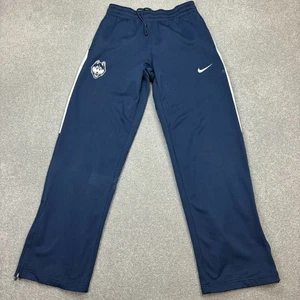 Nike Track Pants Adult Medium Blue Elite Y2K Swoosh Baggy Fleece Joggers Men* - Picture 1 of 13