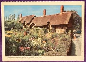 England Anne Hathaway's Cottage Stratford Upon Avon - unposted Large Card