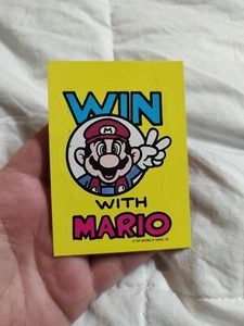Pegatina Mario ganar con Mario #18 1989 - Imagen 1 de 2