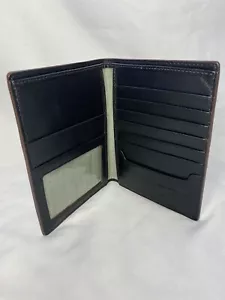 Jack Spade Travel wallet Cordovan mill Leather Roomy Enough For Passport - Picture 1 of 7