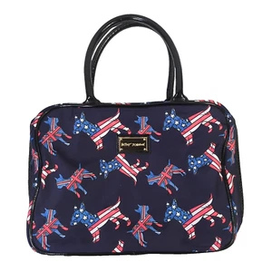 BETSEY JOHNSON - Make-up / Kulturbeutel - Bullterrier Hund - US-Flagge & Union Jack - Bild 1 von 19