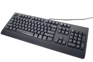 Lenovo USB Wired Keyboard SK-8827 - Black - Plug & Play - UK Layout - Picture 1 of 2
