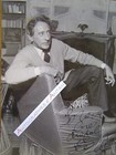 ● Jean COCTEAU photo dédicace autographe photographie tirage 1953 KEYSTONE Press